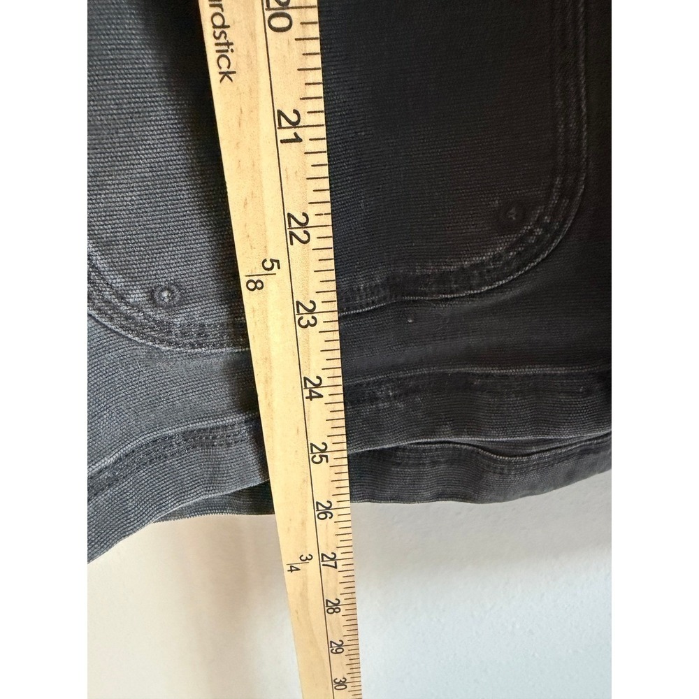 Duluth Trading Co Women Charcoal Gray Canvas Chore Jacket Utility Coat L 56466 - Picture 10 of 16